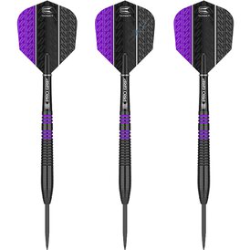 Target Steel Darts Vapor8 Black Purple Steeltip Darts...
