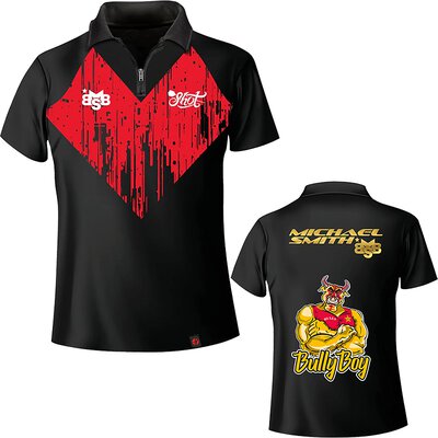 Shot Darts Michael Smith Bully Boy Word Champion Matchshirt Dart Shirt Dartshirt Trikot Design 2023