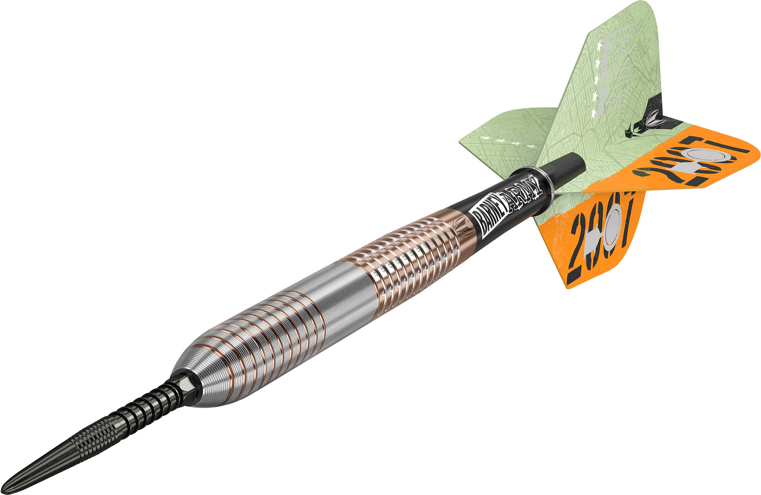 Jeu De Fléchettes Target Raymond Van Barneveld RVB 22g - Pointe Acier, Avec Accessoires (tiges, Ailettes, étui) - Cadeau Idéal