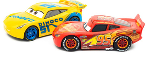 Carrera Digital 132 Disney / Pixar Cars 3 Dinoco Cruz Racing Art.Nr. 30807 und Lightning McQueen Art.Nr. 30806