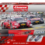 Carrera Digital 143 DTM Flash By Set / Grundpackung Art.Nr. 40035 / Verfügbar im Handel ab KW 32 (07. - 11.08.2017)