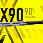 Harrows Steel Darts NX90 90% Tungsten Steeltip Dart Steeldart