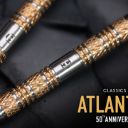Harrows Steel & Softdarts Atlantis 50 Years Golden Anniversary Edition 95% Tungsten