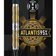 Harrows Soft Darts Atlantis 50 Years Golden Anniversary Edition 95% Tungsten Softtip Dart Softdart 18 g