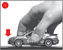 Carrera Digital 143 Autos zur Codierung auf die Carrerabahn stellen.