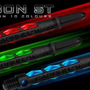 Die Harrows Carbon ST Dart Shafts Schäfte sind in 10 auffälligen Farbkombinationen erhältlich und alle Farben sind in Short, Midi und Mittellänge erhältlich