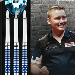BULL'S Soft Darts Bull´s powered by Shot Darts Martin Schindler The Wall 80% PCT Color Blue Softtip Darts Softdart Verpackung