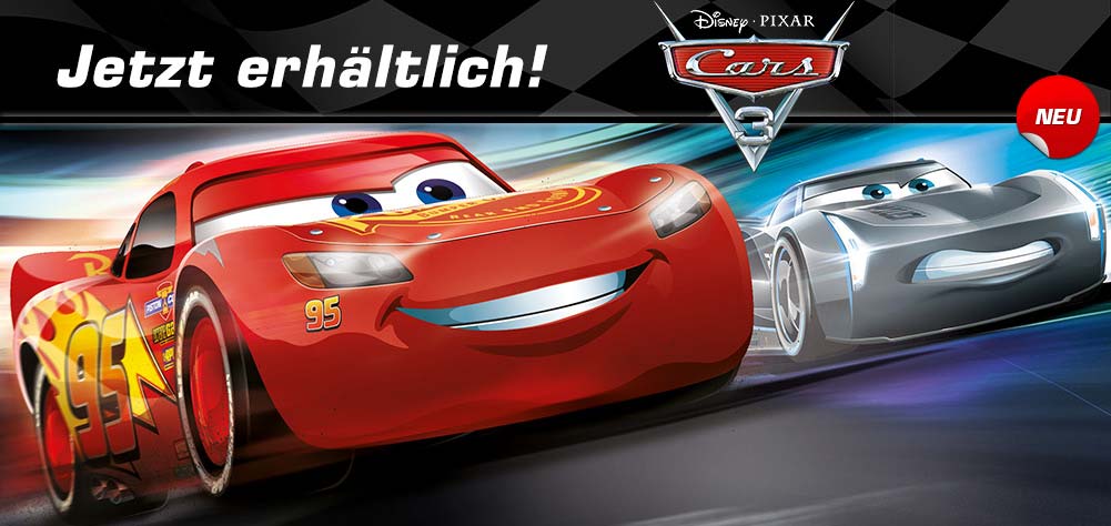 Carrera Disney / Pixar Fahrzeuge und sets im GOKarli Rennbahnonlineshop