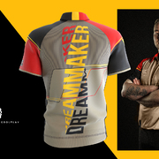 Target Darts Cool Play Dimitri Van den Bergh Dream Maker Matchshirt Dart Shirt Dartshirt Trikot Design 2023