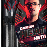 Harrows Steel Darts Damon Heta Natural The Heat 90% Tungsten Steeltip Dart Steeldart 21-23-25 g