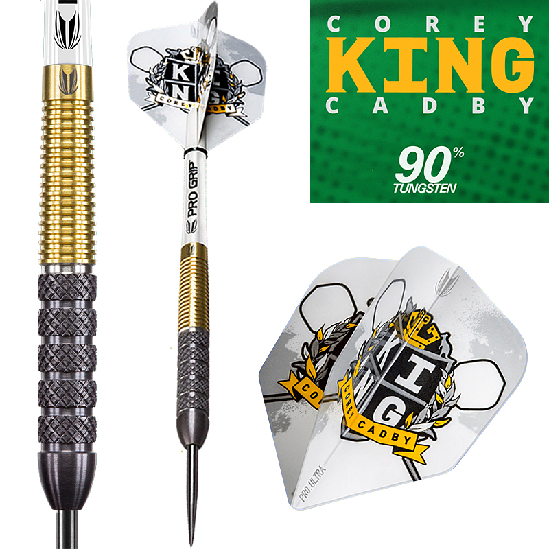 Target Corey Cadby King Steel Darts Steeltip 21 g und 23 g Soft Darts Softtip 18 g 2018 Art.Nr. 100481, 100482, 100483
