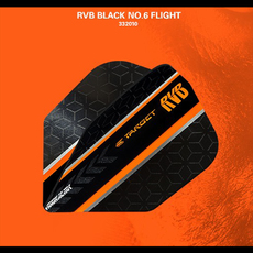 Target Vision Ultra Raymond van Barneveld RVB BLACK Dart Flight Nr. 6 Design 2018 Art.Nr. 332010