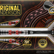 Shot Steel Darts Kyle Anderson The Original 90% Tungsten Steeltip Darts Steeldart 22-23-24-25-26 g