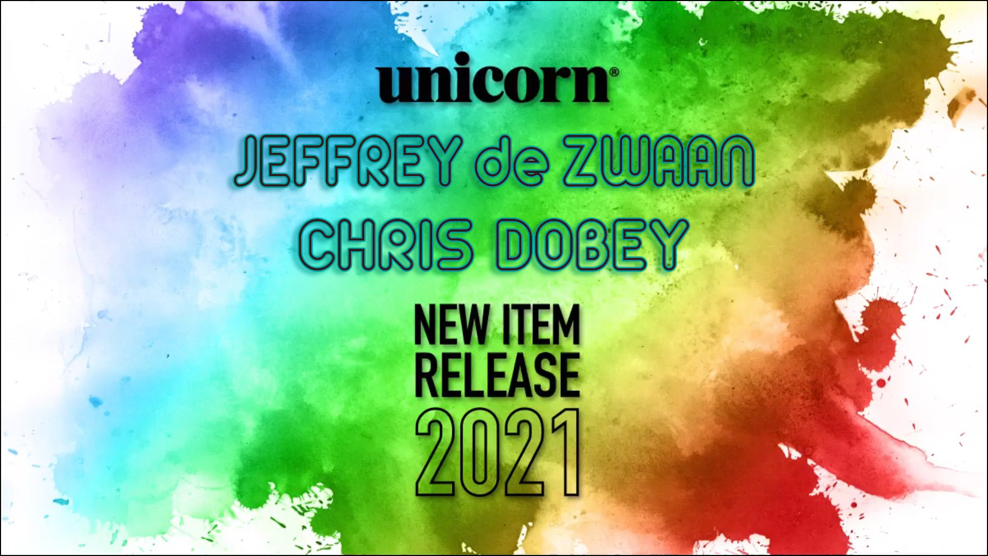 unicorn Dart-News Launch 2021 am 12.10.2020 unicorn Dart Neuheiten 2020 / 2021 - Neue unicorn Darts Maestro Chris Dobey & Jeffrey De Zwaan