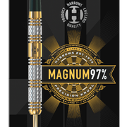 Harrows Steel Darts Magnum 50 Years Golden Anniversary Edition 97% Tungsten Steeltip Dart Steeldart 21-23-25 g