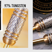 Harrows Steel & Softdarts Magnum 50 Years Golden Anniversary Edition 97% Tungsten