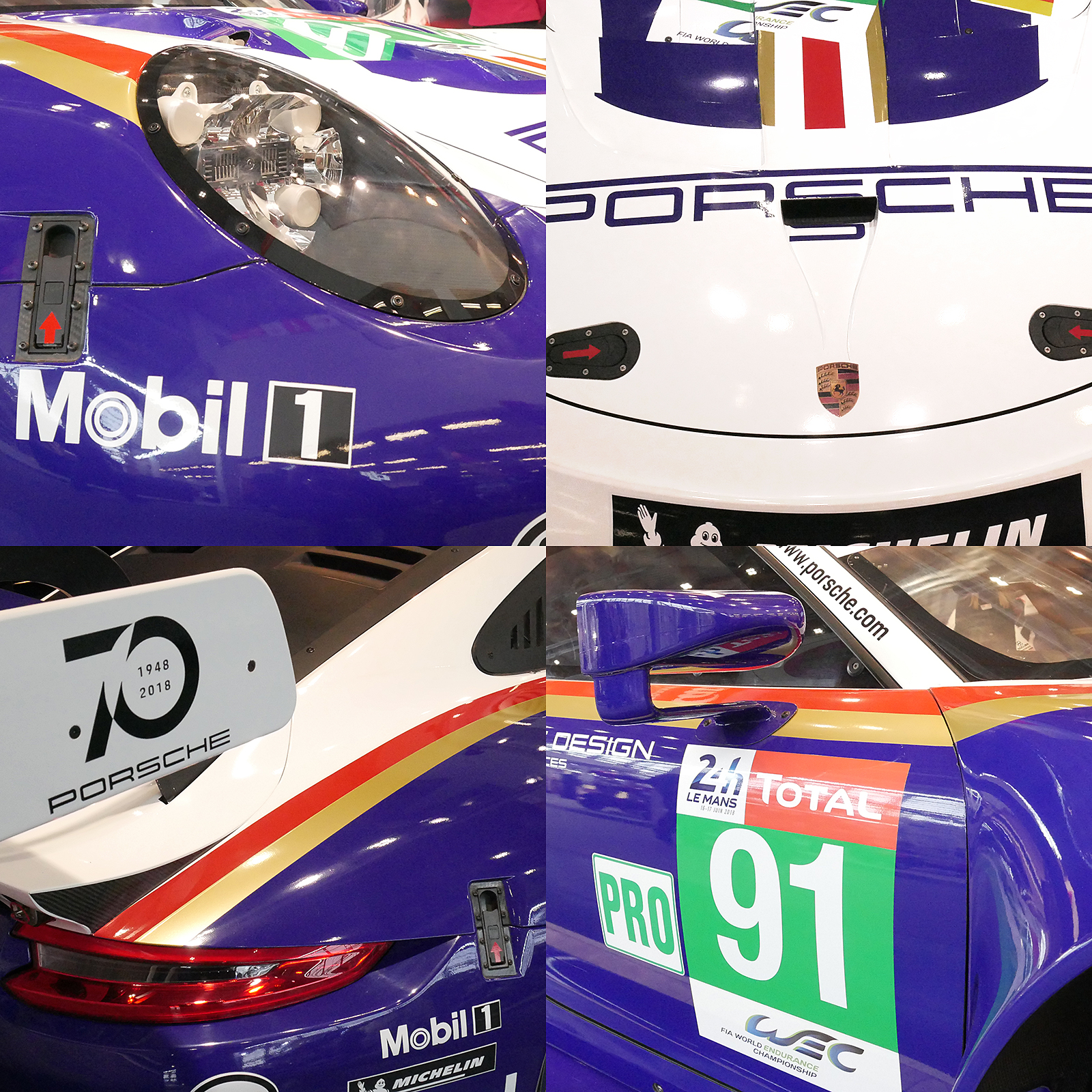 Carrera Digital 124 Porsche 911 RSR Team Porsche GT G. Bruni F. Makowiecki R. Lietz 24h Le Mans Nr.91 Art.Nr. 23885 / 20023885