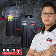 BULL´S Darts Rowby John Rodriguez Little John Matchshirt Dart Shirt Trikot Edition 2020