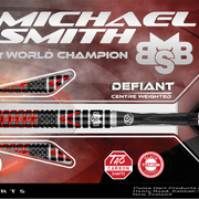 Shot Steel Darts Michael Smith Bully Boy Defiant 90% Tungsten Steeltip Darts Steeldart 22-25 g