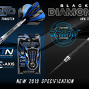 Winmau Neuheit 2018 / 2019 Winmau Vanguard Titanium Nitrid Coated und Black Diamond Onyx Coated 90 % Tungsten Steeldart Steeltip
