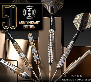 Harrows Dart-News Launch 2023 50 Years Golden Anniversary Edition am 27.09.2023, Steel und Softdarts Boxer Parallel, Boxer Bomb, Magnum, Atlantis, The Original, V-Wing, Anniversary Prime Flight - Harrows Dart-News Launch 2023 50 Years Golden Anniversary Edition am 27.09.2023, Steel und Softdarts Boxer Parallel, Boxer Bomb, Magnum, Atlantis, The Original, V-Wing, Anniversary Prime Flight