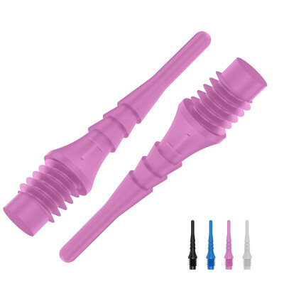 BULLS Tefo-X Shark Soft Tips 2BA / 6 mm Pink 1000 Stück