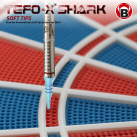 BULLS Tefo-X Shark Soft Tips 2BA / 6 mm Blau 1000 Stück