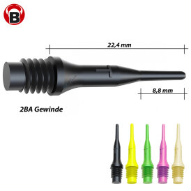 BULLS Tefo-X Soft Tips 2BA / 6 mm 100 oder 1000 Stück Spitzen Qualität