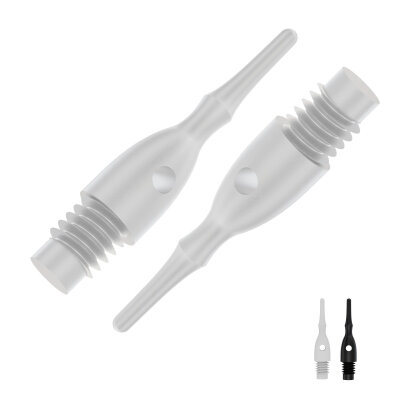 BULLS Mega Point Soft Tips Short 2BA / 6 mm Weiß 1000 Stück