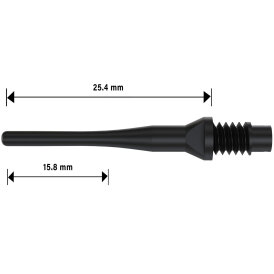 BULLS Tufflex Soft Tips 2BA / 6 mm Blau 100 Stück