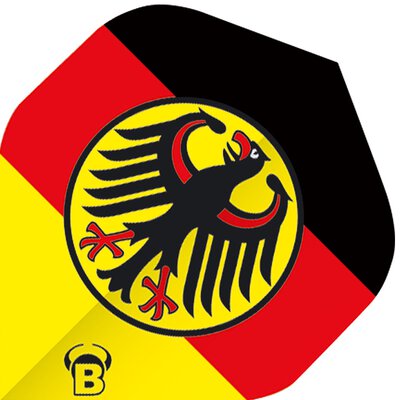 BULLS Motex Flagge Deutschland Motiv Dart Flights Standard A-Shape Design 7