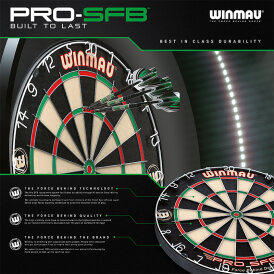 Winmau PRO SFB Bristle Dartboard - Trainingsboard Dartscheibe