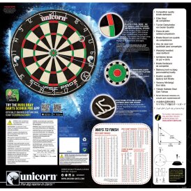 Unicorn Bristle Board Eclipse Pro2 Dartboard Dartscheibe Steeldart