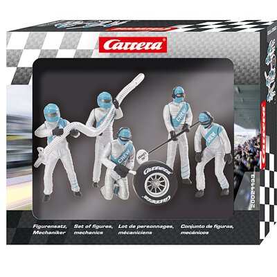 Carrera Figurensatz Mechaniker Carrera Crew silber