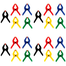 Spannzwingen Leimzwingen Klemmzwingen farblich sortiert 20 Stück