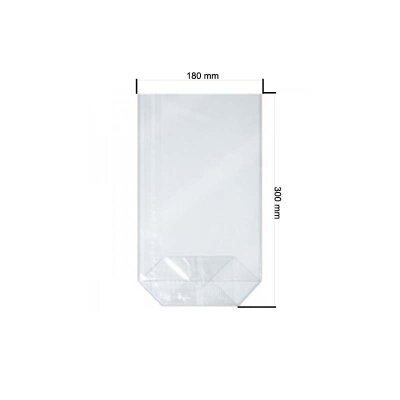 GOKarli Kreuzbodenbeutel Beutel 180 x 300 mm 30 my 500 Stück