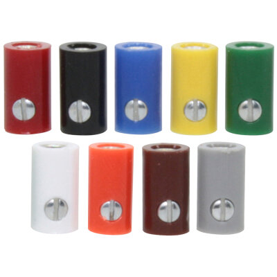 Zwergkupplung Miniatur Ø 2,6 mm Muffe / Kupplung Grün 20 Stk