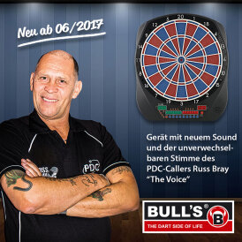 BULLS Flash RB Sound Elektronik Dartboard Elektronische Dartscheibe