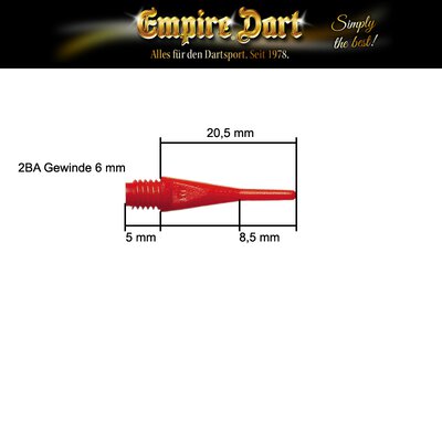 Empire® Dart E-Point® Ultra Longlife Dartspitzen kurz Softtips Soft Tips short