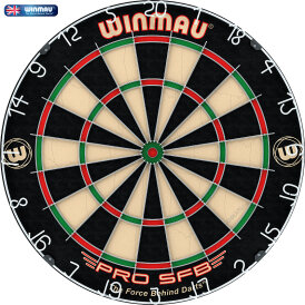 Winmau PRO SFB Bristle Dart Board - Trainingsboard Dartscheibe und Surround Blau