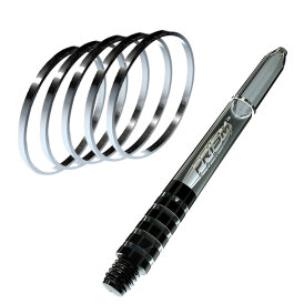 Winmau Pro Lock Shaft Ringe Edelstahl