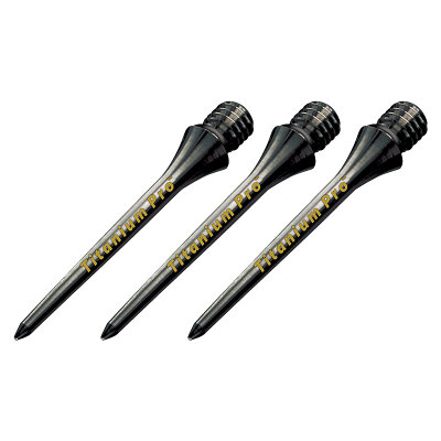 Target Steel Tip Schraubspitzen Titanium Conversion Point Schwarz 30 mm