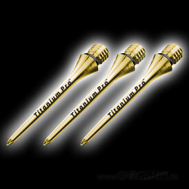 Target Steel Tip Schraubspitzen Titanium Conversion Point Gold 30 mm
