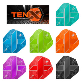 Target TEN-x Vision Ultra Dart Flight Schwarz Neu 2018 Design 7