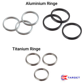 Target Pro Grip Shaft Ring Schwarz Shaft Ringe Alu Schwarz