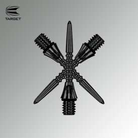 Target Steel Tip Schraubspitzen Titanium Conversion Point Grooved in verschiedene Farben und Längen