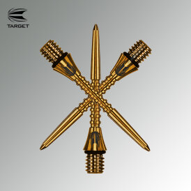 Target Steel Tip Schraubspitzen Titanium Conversion Point Grooved in verschiedene Farben und Längen