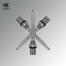 Target Steel Tip Schraubspitzen Titanium Conversion Point Grooved Silber 26 mm