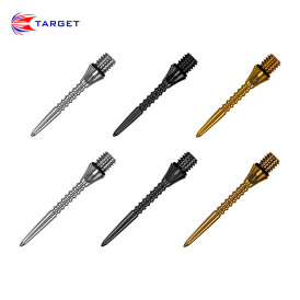 Target Steel Tip Schraubspitzen Titanium Conversion Point Grooved Gold 26 mm