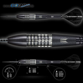 Target Phil Taylor Power 9Five Gen 4 Steel Dart Steeltip Darts 24 g